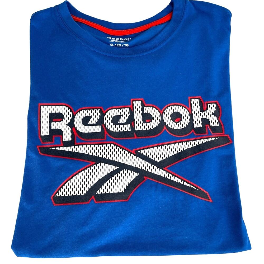NWT REEBOK Blue T-Shirt Men Sz XL NWT